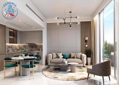 2 habitaciones Apartamento para en Venta en Al Furjan, Dubai - 1br-living. jpg 2 habitaciones Apartamento para en Venta en Al Furjan, Dubai - 1br-living. jpg