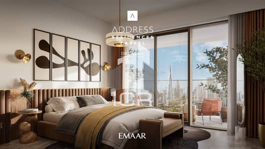 2 Bedroom Apartment for Sale in Za'abeel, Dubai - 02_Bedroom_Burj_Khalifa_View. jpg 2 Bedroom Apartment for Sale in Za'abeel, Dubai - 02_Bedroom_Burj_Khalifa_View. jpg