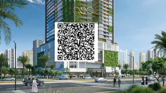 Appartement de 2 chambres à à vendre à Emirates City, Ajman - Exterior_Arrival-scaled. JPG
