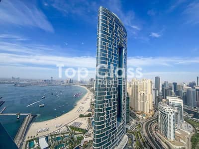 3 Bedroom Apartment for Rent in Dubai Marina, Dubai - Elegantly Furnished | Full Marina View |High Floor 3 Bedroom Apartment for Rent in Dubai Marina, Dubai - Elegantly Furnished | Full Marina View |High Floor