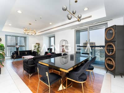 3 Bedroom Flat for Rent in Dubai Marina, Dubai - Corner Unit | Funished | Sea View 3 Bedroom Flat for Rent in Dubai Marina, Dubai - Corner Unit | Funished | Sea View