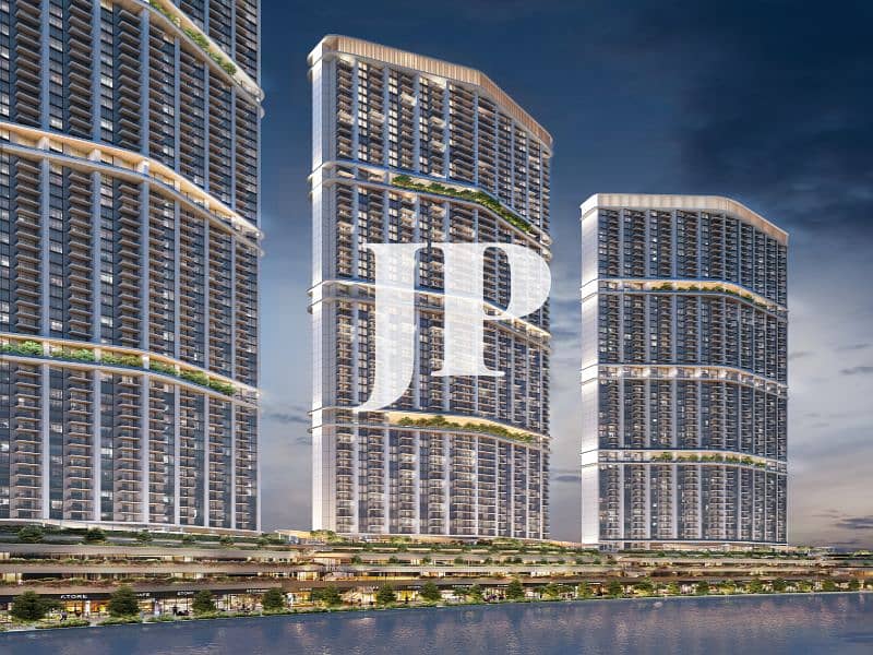 6 A6_DIMOND TOWER_CANAL SIDE_NIGHT VIEW_RENDER. jpg