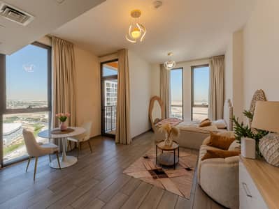 Studio for Rent in Dubai Production City (IMPZ), Dubai - Fully Furnished | High Floor | Vacant | Negotiable