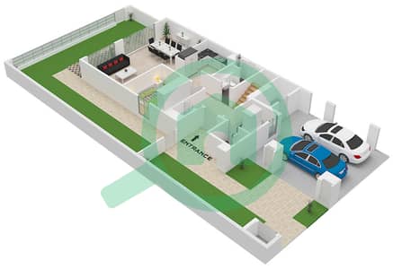 Velora 2 - Planimetria del piano di 4 Camere Villetta a schiera Tipo/unità NASH / UNIT TH01