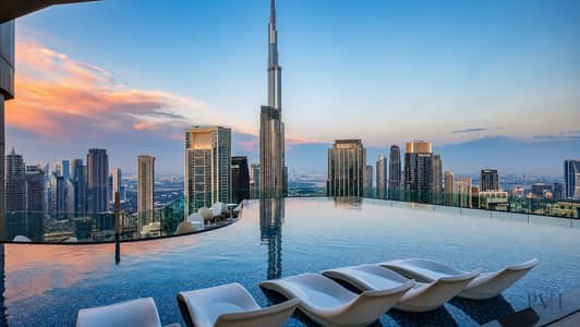 استوديو  للايجار في الخليج التجاري، دبي - Paramount Midtown Pool - edited source. jpeg