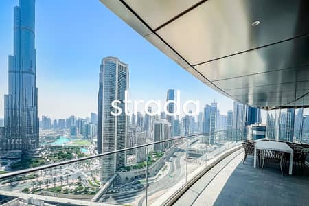 3 Bedroom Apartment for Rent in Downtown Dubai, Dubai - Vacant | Large layout | Burj Khalifa view