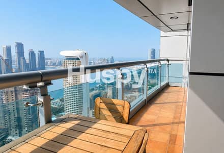 2 Bedroom Apartment for Rent in Dubai Marina, Dubai - Upgraded | Full Sea View | High Floor 2 Bedroom Apartment for Rent in Dubai Marina, Dubai - Upgraded | Full Sea View | High Floor