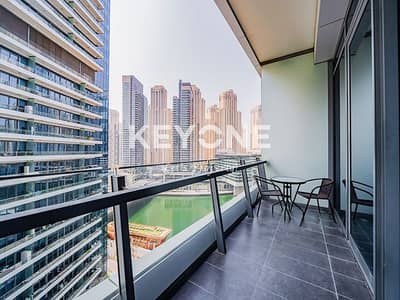 Studio for Rent in Dubai Marina, Dubai - High Floor | Studio with Balcony | Marina View