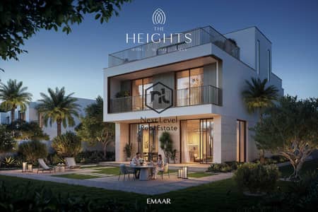 Villa de 4 chambres à à vendre à The Heights Country Club and Wellness, Dubai - THE_HEIGHTS_5_br_type_b_back_the_heights_3D_render_by_VV. jpg
