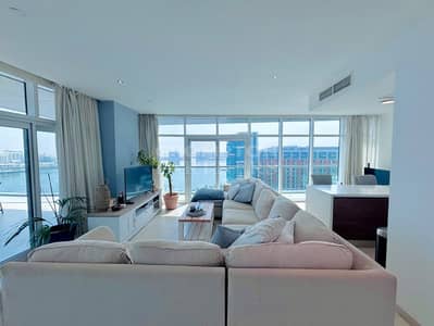 3 Bedroom Flat for Rent in Al Raha Beach, Abu Dhabi - Rare layout | Full Sea View | Large Terrace 3 Bedroom Flat for Rent in Al Raha Beach, Abu Dhabi - Rare layout | Full Sea View | Large Terrace
