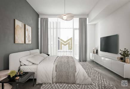 2 Bedroom Apartment for Sale in Al Amerah, Ajman - Bluebell Residence Renderr Bedroom. jpg