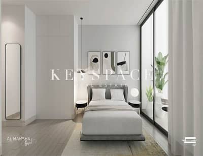 3 Camere Appartamento in Vendita a Muwaileh Commercial, Sharjah - Master Bedroom Render - Al Mamsha Raseel. jpg 3 Camere Appartamento in Vendita a Muwaileh Commercial, Sharjah - Master Bedroom Render - Al Mamsha Raseel. jpg