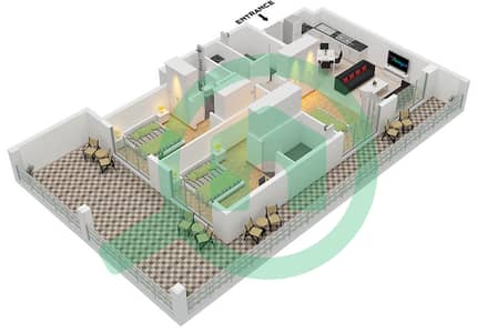 Vincitore Benessere - 3 Bedroom Apartment Type/unit 2 / UNIT 2,3 FLOOR 2,4 Floor plan Vincitore Benessere - 3 Bedroom Apartment Type/unit 2 / UNIT 2,3 FLOOR 2,4 Floor plan