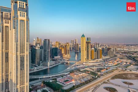 1 Bedroom Flat for Sale in Business Bay, Dubai - Corner unit l Full Canal View l High Floor 1 Bedroom Flat for Sale in Business Bay, Dubai - Corner unit l Full Canal View l High Floor
