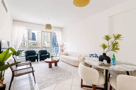 2 Bedroom Flat for Rent in Dubai Marina, Dubai - Full Marina View | Furnished | 6 Month Option 2 Bedroom Flat for Rent in Dubai Marina, Dubai - Full Marina View | Furnished | 6 Month Option