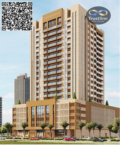 Monolocale in vendita a Emirates City, Ajman - Garden Residence. png