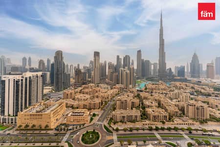 2 Bedroom Flat for Rent in Downtown Dubai, Dubai - Well Maintained | Full Burj/Skyline | Large Layout