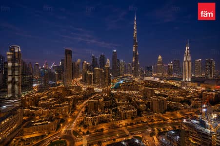 2 Bedroom Flat for Rent in Downtown Dubai, Dubai - Well Maintained | Full Burj/Skyline | Large Layout 2 Bedroom Flat for Rent in Downtown Dubai, Dubai - Well Maintained | Full Burj/Skyline | Large Layout