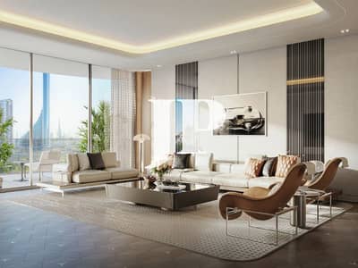 1 Schlafzimmer Wohnung zum zum Verkauf in Meydan, Dubai - Living_ CAM01 DAY JPEG. jpg