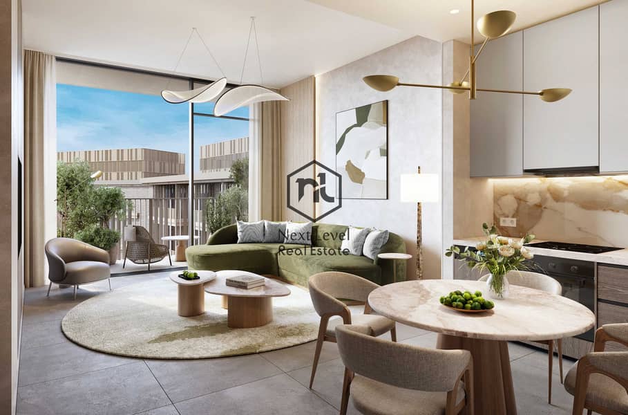 3 1BR - Kitchen and Living. jpg