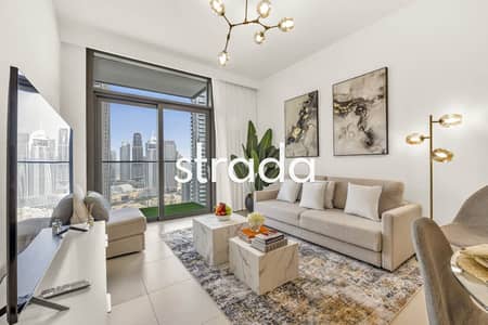 1 Bedroom Apartment for Rent in Downtown Dubai, Dubai - Burj View | Unfurnished | Chiller Free 1 Bedroom Apartment for Rent in Downtown Dubai, Dubai - Burj View | Unfurnished | Chiller Free
