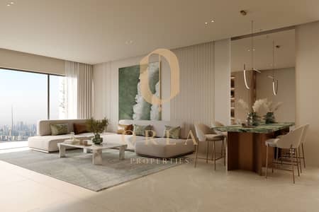 1 Bedroom Apartment for Sale in Arjan, Dubai - living room - 02. jpg 1 Bedroom Apartment for Sale in Arjan, Dubai - living room - 02. jpg