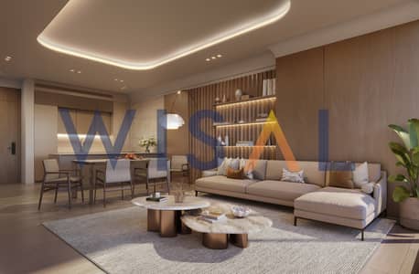 2 Schlafzimmer Wohnung zum zum Verkauf in Dubai Islands, Dubai - AYSTI_01_1BD_Bedroom-Living_High. jpg 2 Schlafzimmer Wohnung zum zum Verkauf in Dubai Islands, Dubai - AYSTI_01_1BD_Bedroom-Living_High. jpg