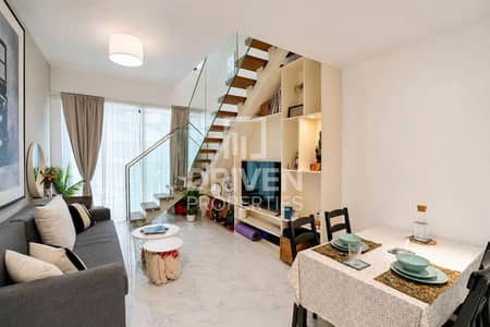 1 Bedroom Apartment for Sale in Masdar City, Abu Dhabi - Fully Furnished Duplex | 1 Bedrooms | Oasis 1