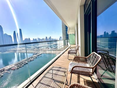 2 Slaapkamers Appartement te Huur in Dubai Harbour, Dubai - Appartement in Dubai Harbour，Emaar Beachfront，Marina Vista，Marina Vista Tower 2, 2 slaapkamers, 270000 AED - 16020018
