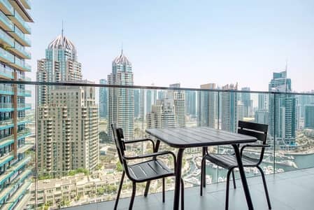 1 Bedroom Flat for Rent in Dubai Marina, Dubai - Full Marina View | Fully Furnished | Spacious Unit 1 Bedroom Flat for Rent in Dubai Marina, Dubai - Full Marina View | Fully Furnished | Spacious Unit