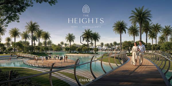 5 habitaciones Villa para en Venta en The Heights Country Club and Wellness, Dubai - THE_HEIGHTS_pedestrian_bridge_looking_out_towards_water_the_heights_3D_render_by_VV. jpg 5 habitaciones Villa para en Venta en The Heights Country Club and Wellness, Dubai - THE_HEIGHTS_pedestrian_bridge_looking_out_towards_water_the_heights_3D_render_by_VV. jpg