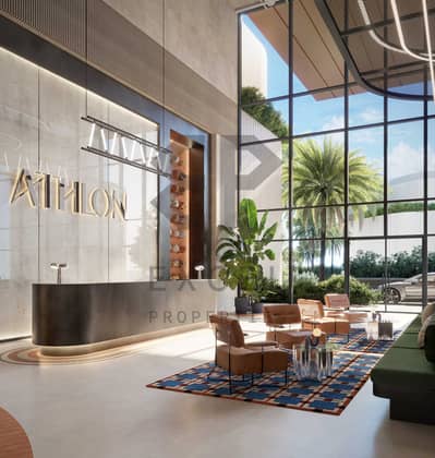 1 Спальня Апартаменты Продажа в Athlon by Aldar, Дубай - 4377_Athlon Oxygen_Int_Amenities_Lobby_View_02_Draft_04_LDHJLD. jpg
