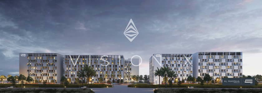 3 habitaciones Apartamento para en Venta en Muwaileh Commercial, Sharjah - Exterior Render 2 - Al Mamsha Raseel. jpg