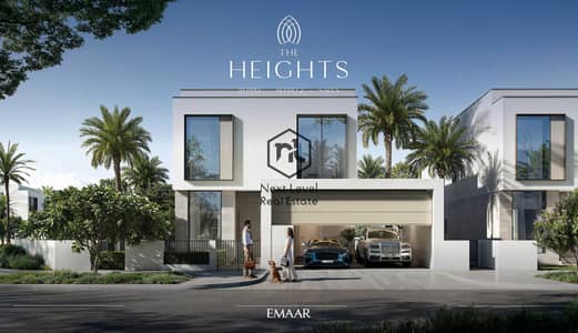 3 Bedroom Villa for Sale in The Heights Country Club and Wellness, Dubai - THE_HEIGHTS_3br_type_a_front_the_heights_3D_render_by_VV. jpg 3 Bedroom Villa for Sale in The Heights Country Club and Wellness, Dubai - THE_HEIGHTS_3br_type_a_front_the_heights_3D_render_by_VV. jpg