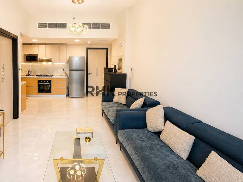 5 Luxury bathroom with white marble walls, gold fixtures, and floating vanity in Dubai residential apartment