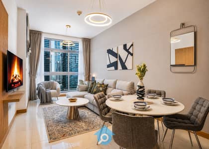 1 habitación Apartamento para en Alquiler en Dubai Marina, Dubai - Living (1). jpg 1 habitación Apartamento para en Alquiler en Dubai Marina, Dubai - Living (1). jpg