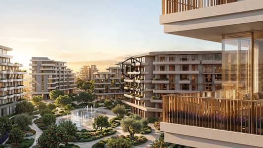 2 Bedroom Flat for Sale in City of Arabia, Dubai - Balcony - Green Spine. jpg 2 Bedroom Flat for Sale in City of Arabia, Dubai - Balcony - Green Spine. jpg