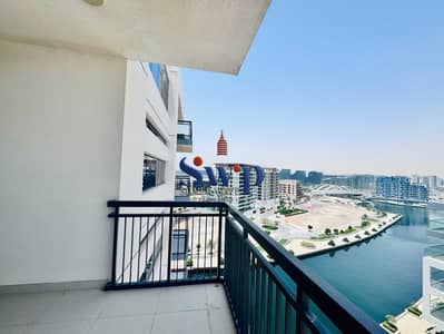 1 Bedroom Apartment for Rent in Al Raha Beach, Abu Dhabi - Up Coming Canal View 1 Bed 95k 4 pay