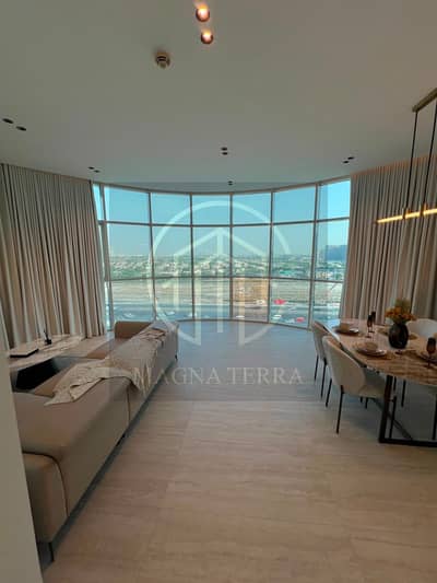 شقة 1 غرفة نوم للبيع في قرية جميرا الدائرية، دبي - living room. jpeg شقة 1 غرفة نوم للبيع في قرية جميرا الدائرية، دبي - living room. jpeg