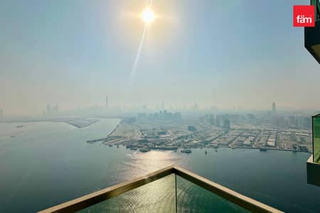 3 Bedroom Flat for Rent in Dubai Creek Harbour, Dubai - High Floor | Twin Balcony | Burj Khalifa View