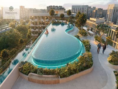 1 Bedroom Flat for Sale in Jumeirah Village Circle (JVC), Dubai - Rooftop Infinity Pool. jpg 1 Bedroom Flat for Sale in Jumeirah Village Circle (JVC), Dubai - Rooftop Infinity Pool. jpg