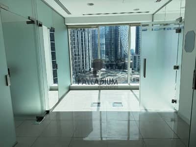 Office for Rent in Business Bay, Dubai - Spacious/Bright/Fitted with partition/Near To Metro Office for Rent in Business Bay, Dubai - Spacious/Bright/Fitted with partition/Near To Metro