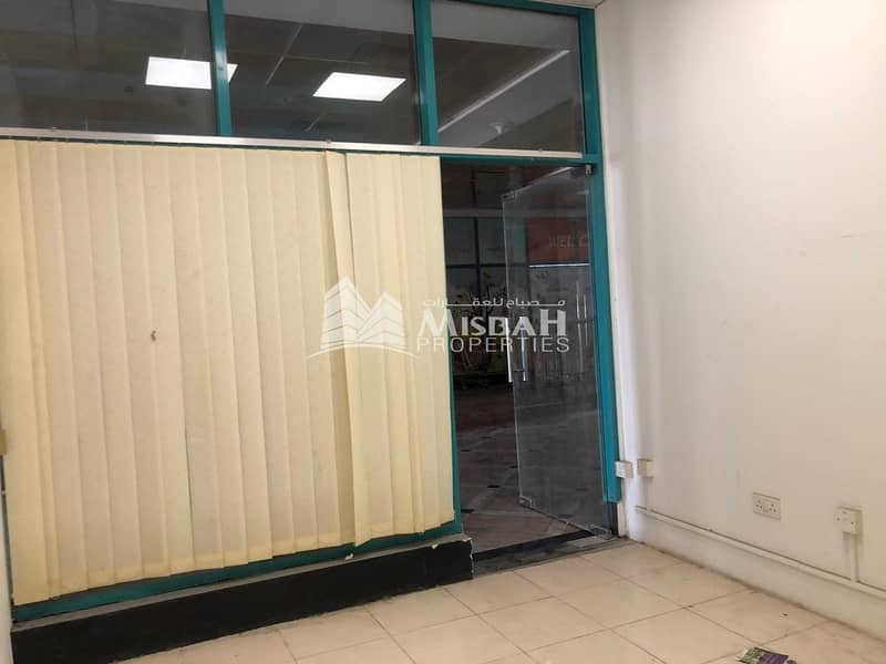 1156 Sq.ft Shop @AED 75/sq.ft for any activities near Al mulla Plaza