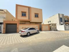 Villa for rent in Al Yasmin on the main street | 8 master bedrooms + majlis, living room and maid's room | AED 130,000