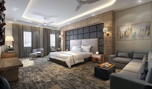 3 Bedroom Flat for Sale in Aljada, Sharjah - junior-suite-room. jpg 3 Bedroom Flat for Sale in Aljada, Sharjah - junior-suite-room. jpg