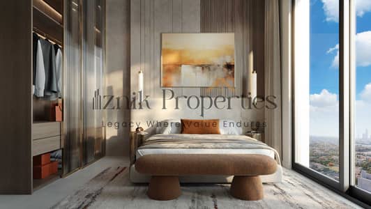 2 Schlafzimmer Wohnung zum zum Verkauf in Al Furjan, Dubai - 2_bed_bedroom_300dpi. jpg 2 Schlafzimmer Wohnung zum zum Verkauf in Al Furjan, Dubai - 2_bed_bedroom_300dpi. jpg