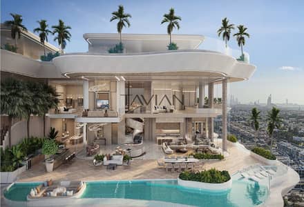 6 Bedroom Penthouse for Sale in Al Wasl, Dubai - Expansive Sky Mansion on Dubai Canal, Lavishness 6 Bedroom Penthouse for Sale in Al Wasl, Dubai - Expansive Sky Mansion on Dubai Canal, Lavishness