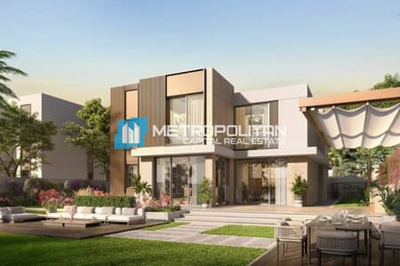 5 Bedroom Villa for Sale in Al Shamkha, Abu Dhabi - Corner Unit | Single Row 5BR+M | Extended Garden