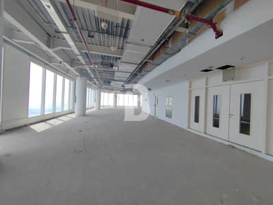 Floor for Rent in Business Bay, Dubai - Full High Floor | Shell and Core Office Space Floor for Rent in Business Bay, Dubai - Full High Floor | Shell and Core Office Space