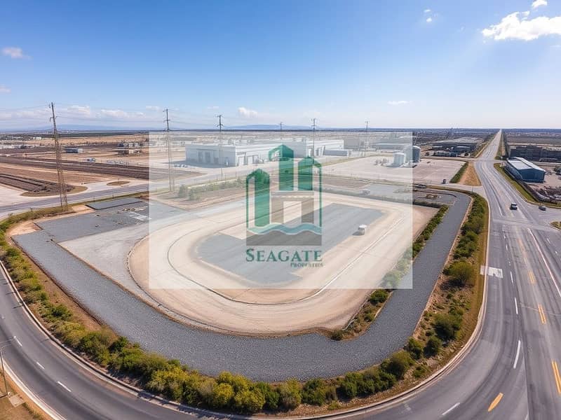 4 Aerial_view_of_a_large_empty_industrial_plot_situated_in_an_industrial_area. _The_plot_is_surrounded_by_roads_and_other_industrial_buildings. _The_landscape_features_a_mixture_of_concrete_surfaces_gravel_and_some_veget. jpeg